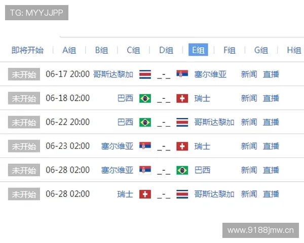 世界杯赛程入口全解析助你轻松掌握比赛时间与观赛指南